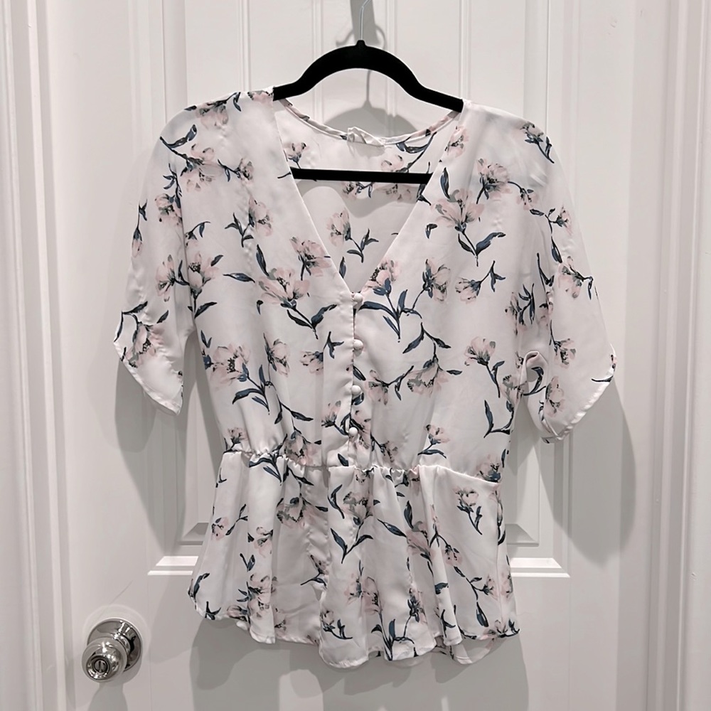 Floral top size S